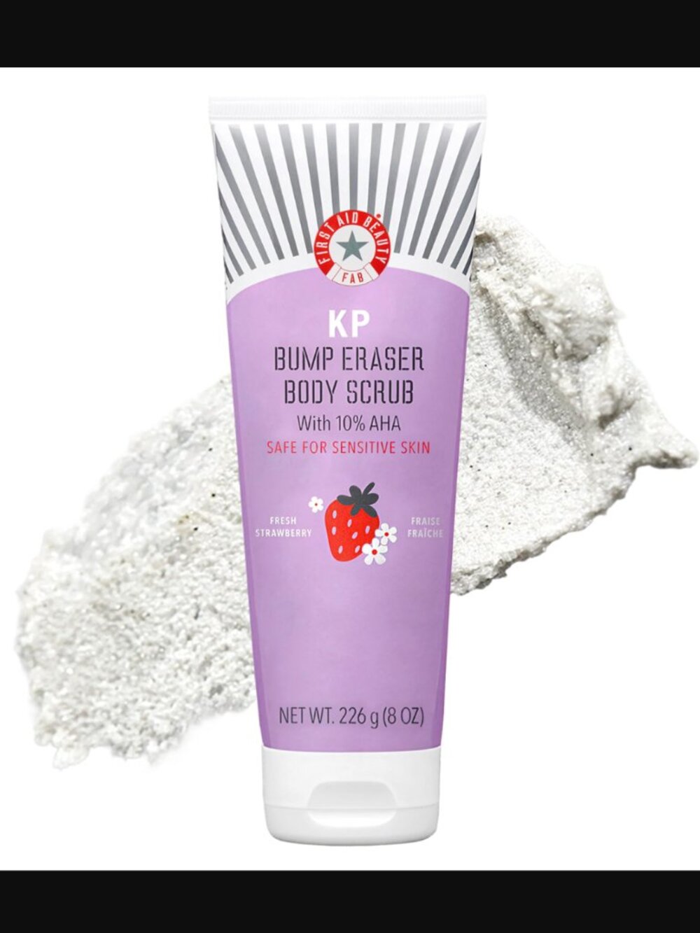 ❣️2/$36 NEW First Aid Beauty KP Bump Eraser Body Scrub Fresh Strawberry $30.00